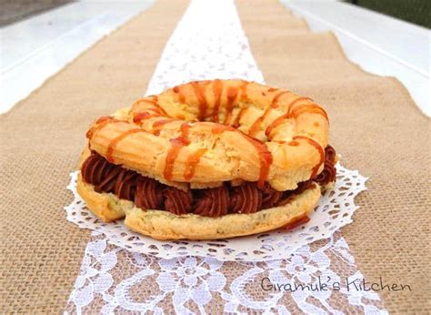 paris-brest-with-whipped-caramel-chocolate-mousse image