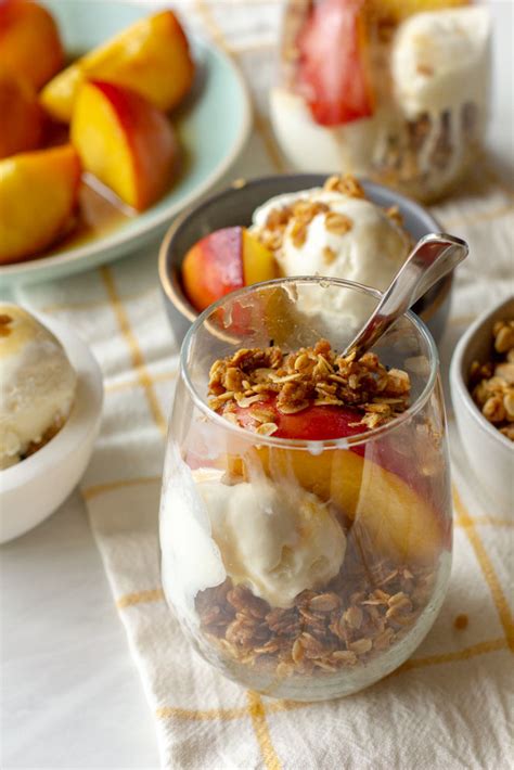 peach-sundae-with-honey-and-toasted-oats-away-from image