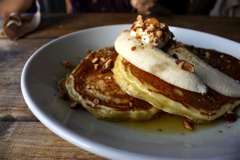 bananas-foster-pancakes-recipe-food-republic image