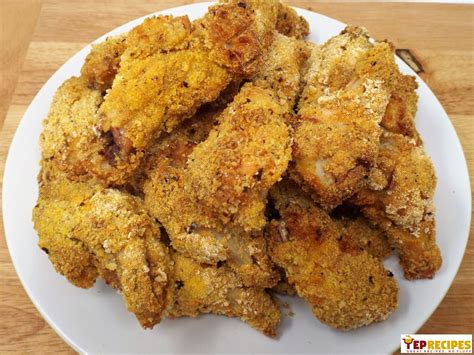 baked-crunchy-cornmeal-chicken-wings image