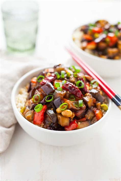 kung-pao-eggplant-the-foodie-dietitian-kara-lydon image