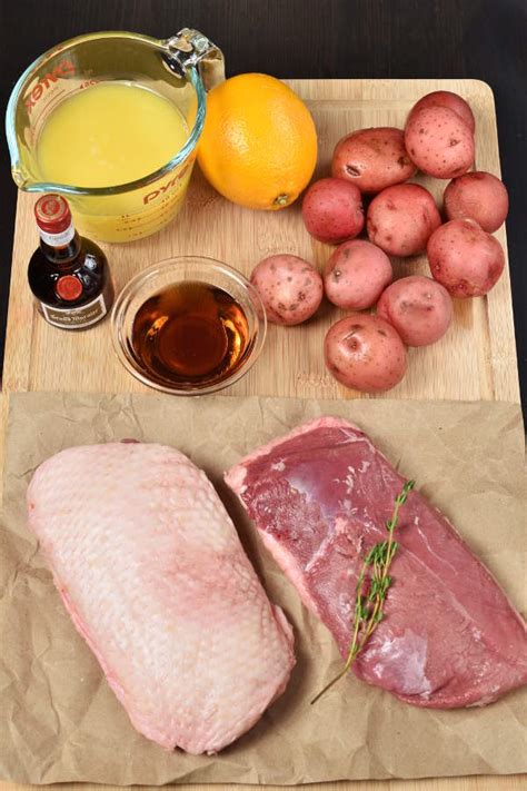 duck-breast-a-lorange-with-oven-roasted-potatoes image