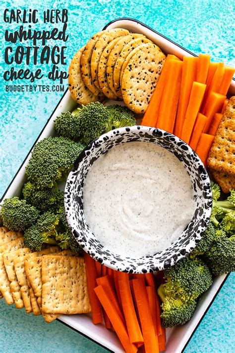 garlic-herb-whipped-cottage-cheese-dip-budget-bytes image