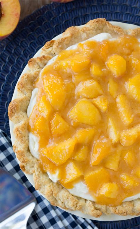 homemade-fresh-peach-pie-pie-with-cream-cheese image
