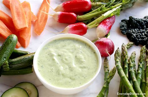super-easy-crudit-with-cucumber-dill-dip image