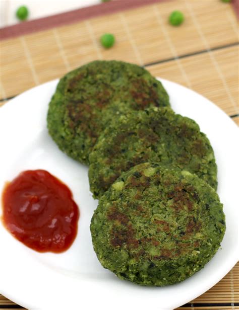 spinach-and-green-peas-cutlet-healthy-snack image