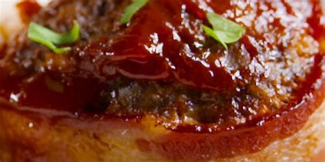 best-bacon-mini-meatloaves-recipe-delishcom image