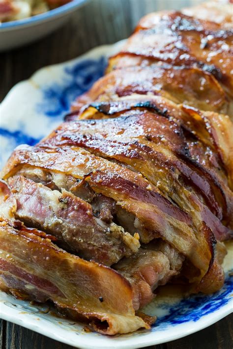 bacon-wrapped-maple-glazed-pork-loin-spicy image