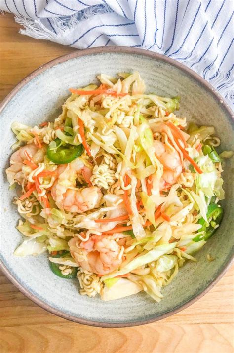 ramen-noodle-salad-with-sweet-n-spicy-shrimp image