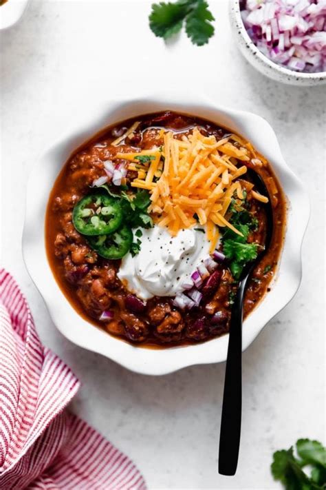 slow-cooker-beef-and-bean-chili-the-real-food image