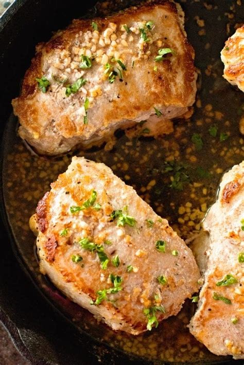 garlic-baked-pork-chops-julies-eats-treats image