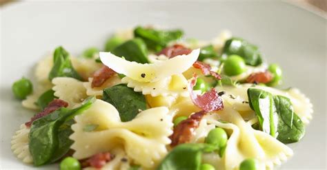 bow-tie-pasta-with-peas-recipe-eat-smarter-usa image