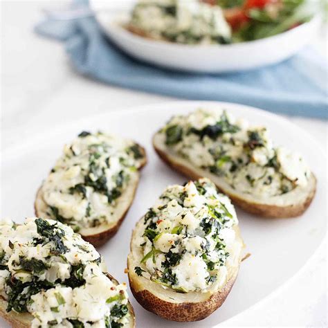 twice-baked-potatoes-with-spinach-and-feta-cheese image