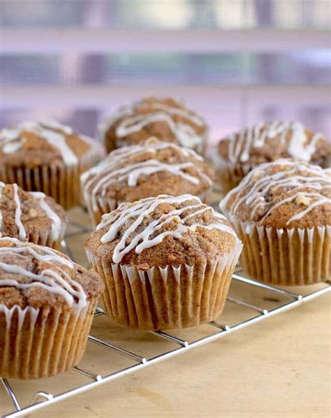 caramel-pecan-coffee-cake-muffins-dairy-free image