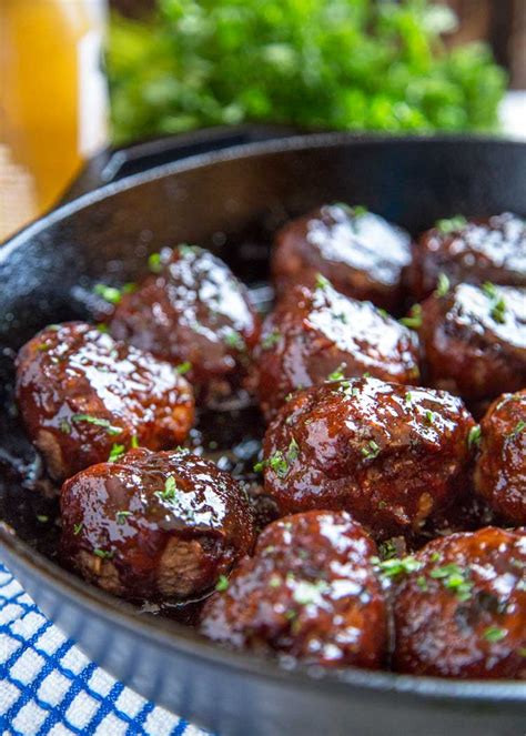smoked-meatballs-with-bbq-sauce-kevin-is-cooking image