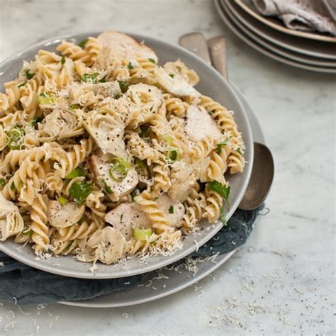 grilled-chicken-pasta-salad-with-artichoke-hearts image