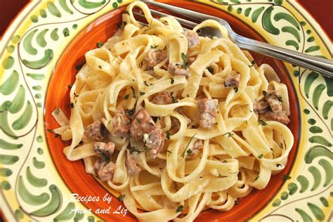 classic-fettuccine-alfredo-with-sausage-2-sisters image