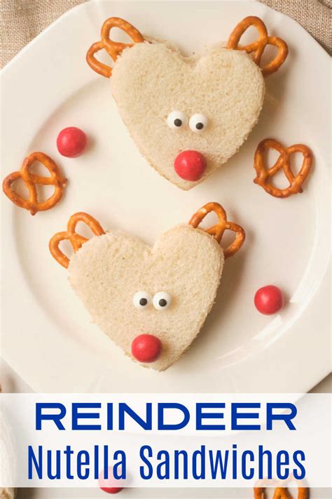 christmas-food-reindeer-nutella-sandwich image
