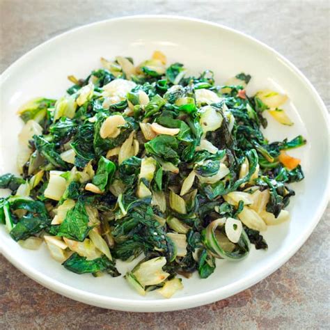 sauted-swiss-chard-with-garlic-cooks-illustrated image