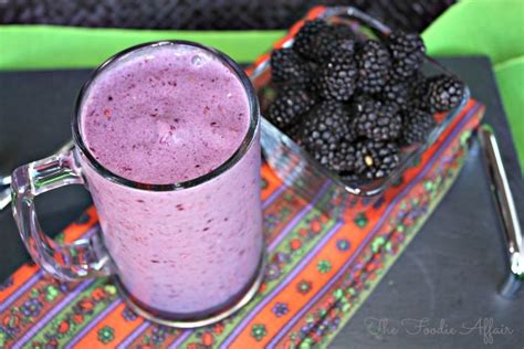 blackberry-banana-smoothie-4-ingredients-the-foodie image