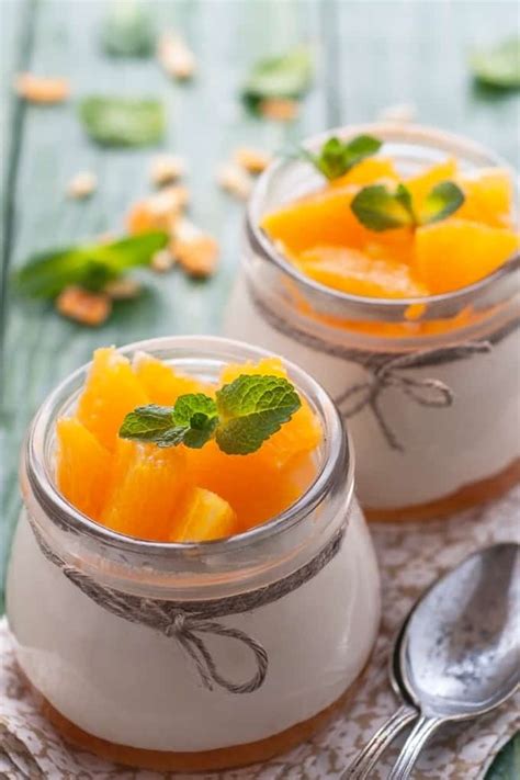 yogurt-panna-cotta-with-honey-orange-simple image