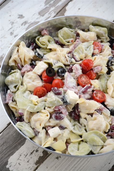 cold-tortellini-pasta-salad-recipe-the-idea-room image