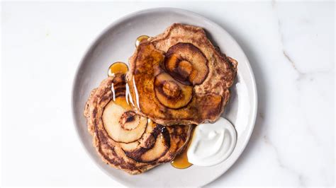 oat-and-apple-pancakes-recipe-bon-apptit image