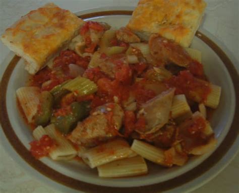 spicy-pepper-penne-pasta-with-sausage-recipe-like image