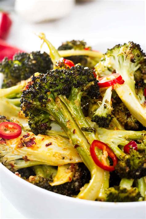 roasted-lemon-chili-broccoli-savor-the-best image