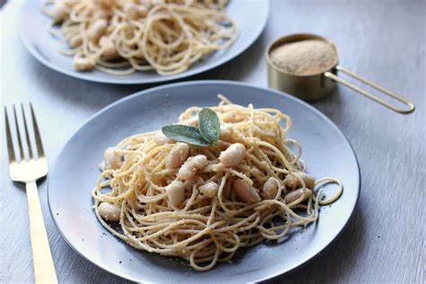 sage-and-white-bean-pasta-i-heart-vegetables image