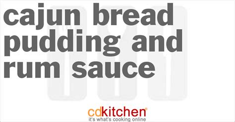 cajun-bread-pudding-and-rum-sauce image