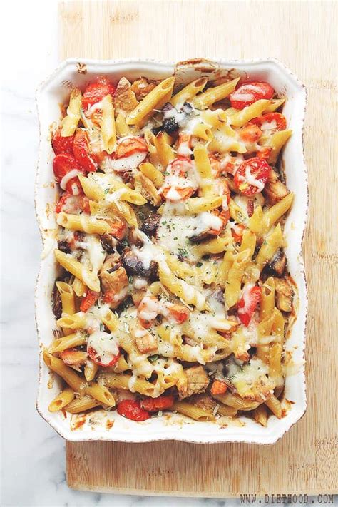 chicken-and-vegetables-pasta-bake-easy-baked-pasta image