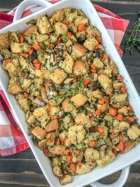 simple-traditional-herb-stuffing-with-peanut-butter image
