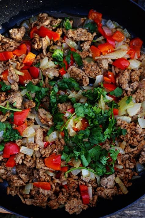 ground-turkey-dinner-with-peppers-and-onions-five image