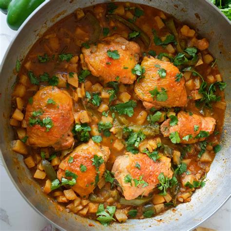 pollo-guisado-recipe-dominican-chicken-stew image