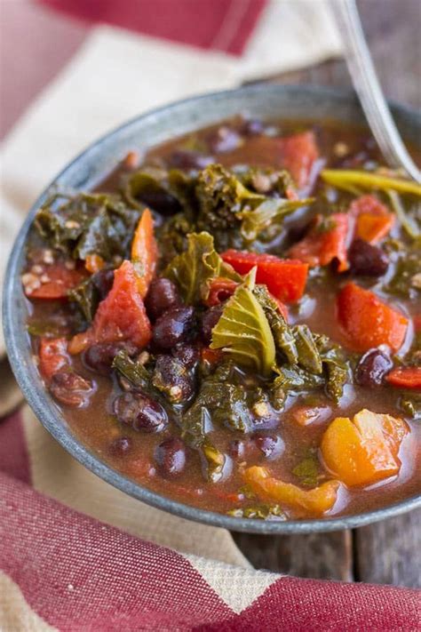 black-bean-and-kale-soup-healthy-and-delicious image