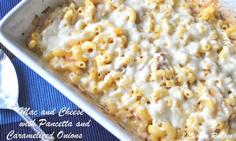 macaroni-and-cheese-with-pancetta-and-caramelized-onions image