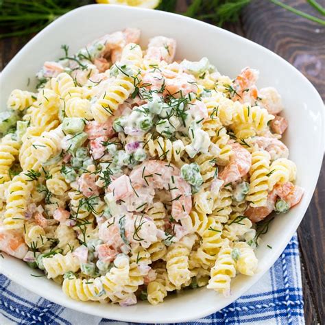 shrimp-and-dill-pasta-salad-spicy-southern-kitchen image