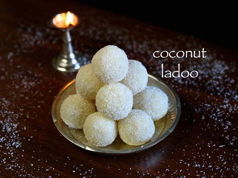 coconut-ladoo-recipe-nariyal-ke-laddu-no-sugar image