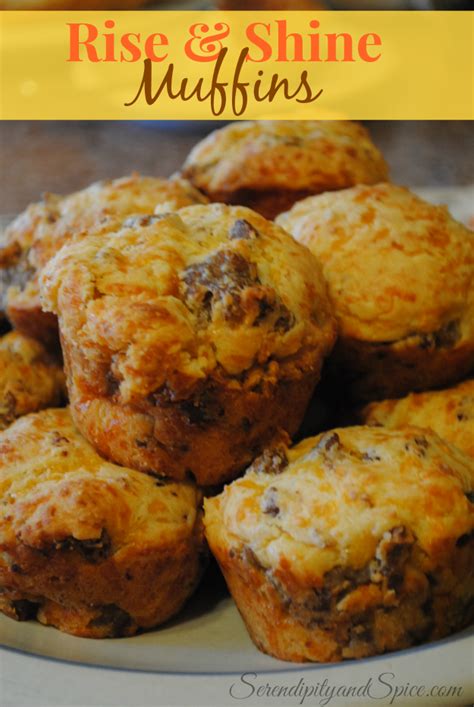 rise-and-shine-breakfast-muffins-recipe-serendipity image