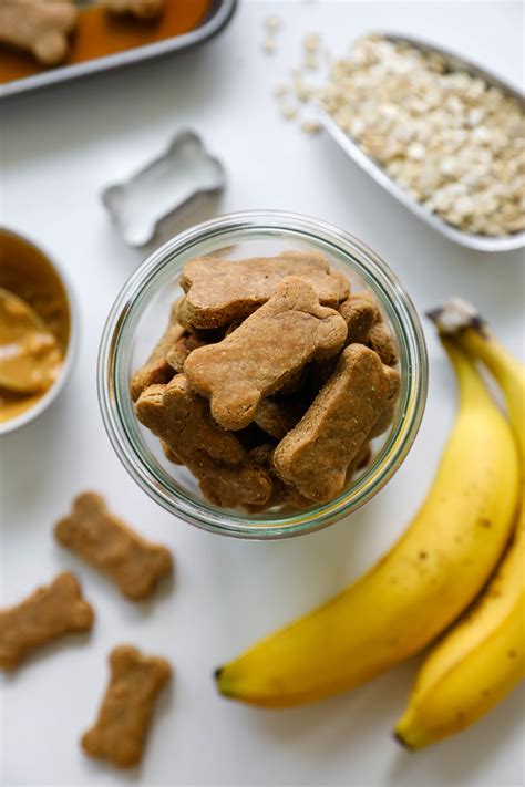 3-ingredient-peanut-butter-banana-dog-treats-flora image