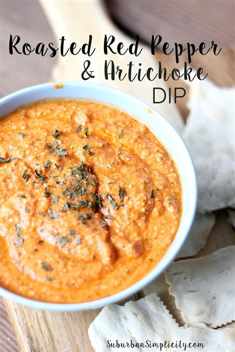 roasted-red-pepper-and-artichoke-dip-suburban image