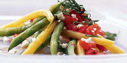 green-yellow-bean-salad-chunky-tomato-dressing image