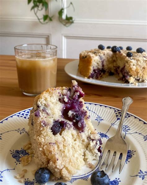 the-easiest-vegan-blueberry-coffee-cake-east-coast image