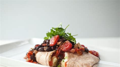 breakfast-burritos-with-black-bean-sauce-recipe-bon-apptit image