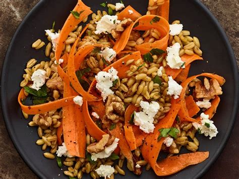kamut-and-carrot-salad-with-walnuts-and-goat image