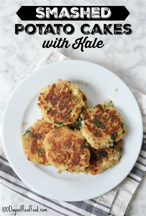 smashed-potato-cakes-with-kale-100-days-of-real-food image
