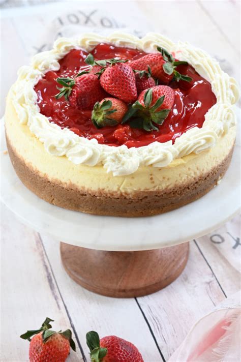 strawberry-topped-new-york-style-cheesecake image