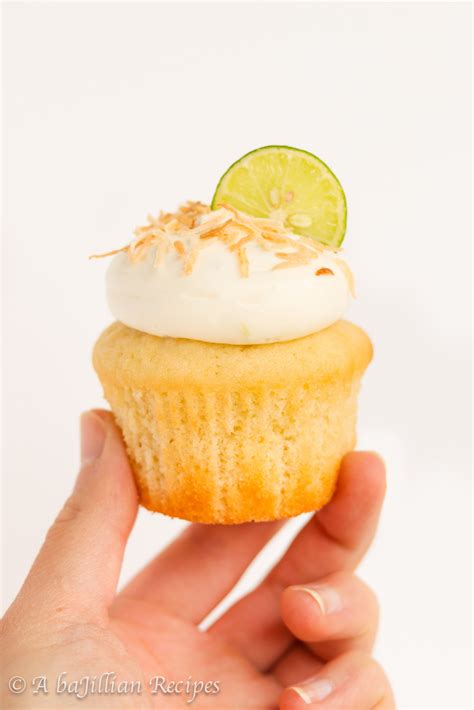 coconut-key-lime-cupcakes-a-bajillian image