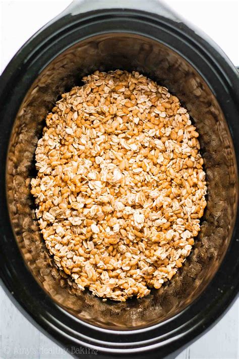 healthy-5-ingredient-slow-cooker-granola-amys image